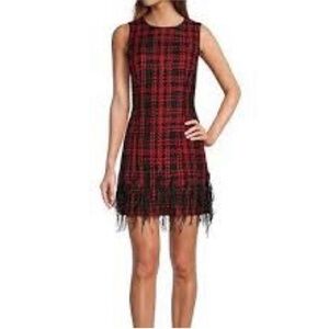 Antonio Melani Irine Tweed Feather Sheath dress!